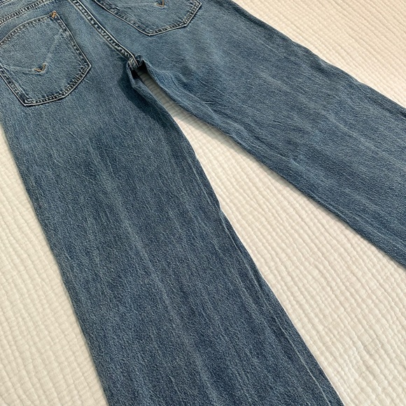 HUDSON Jeans womens Rosie Golden Destructed High-Rise Wide Leg Jean, 23 - Picture 16 of 16